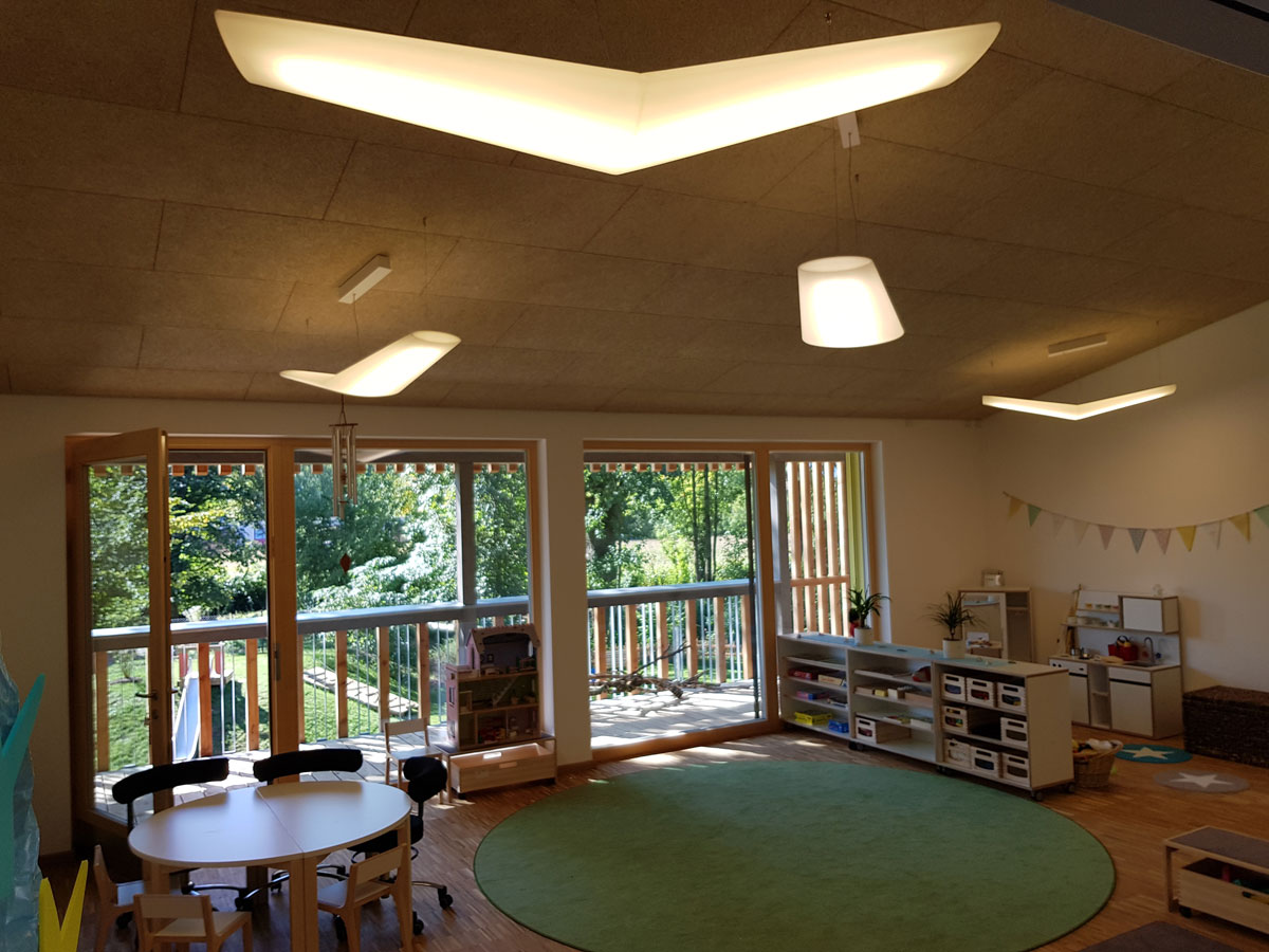 Viergruppiger integrativer Kindergarten mit PV-Anlage, Freilassing – Neubau