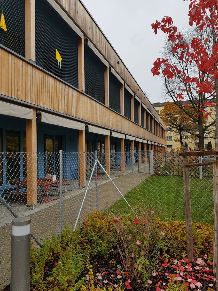 Kindergarten mit Kinderhort in Holzbauweise, Freising - Neubau