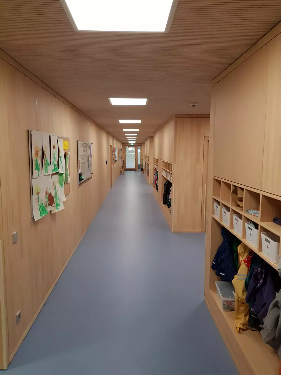 Kindergarten mit Kinderhort in Holzbauweise, Freising - Neubau