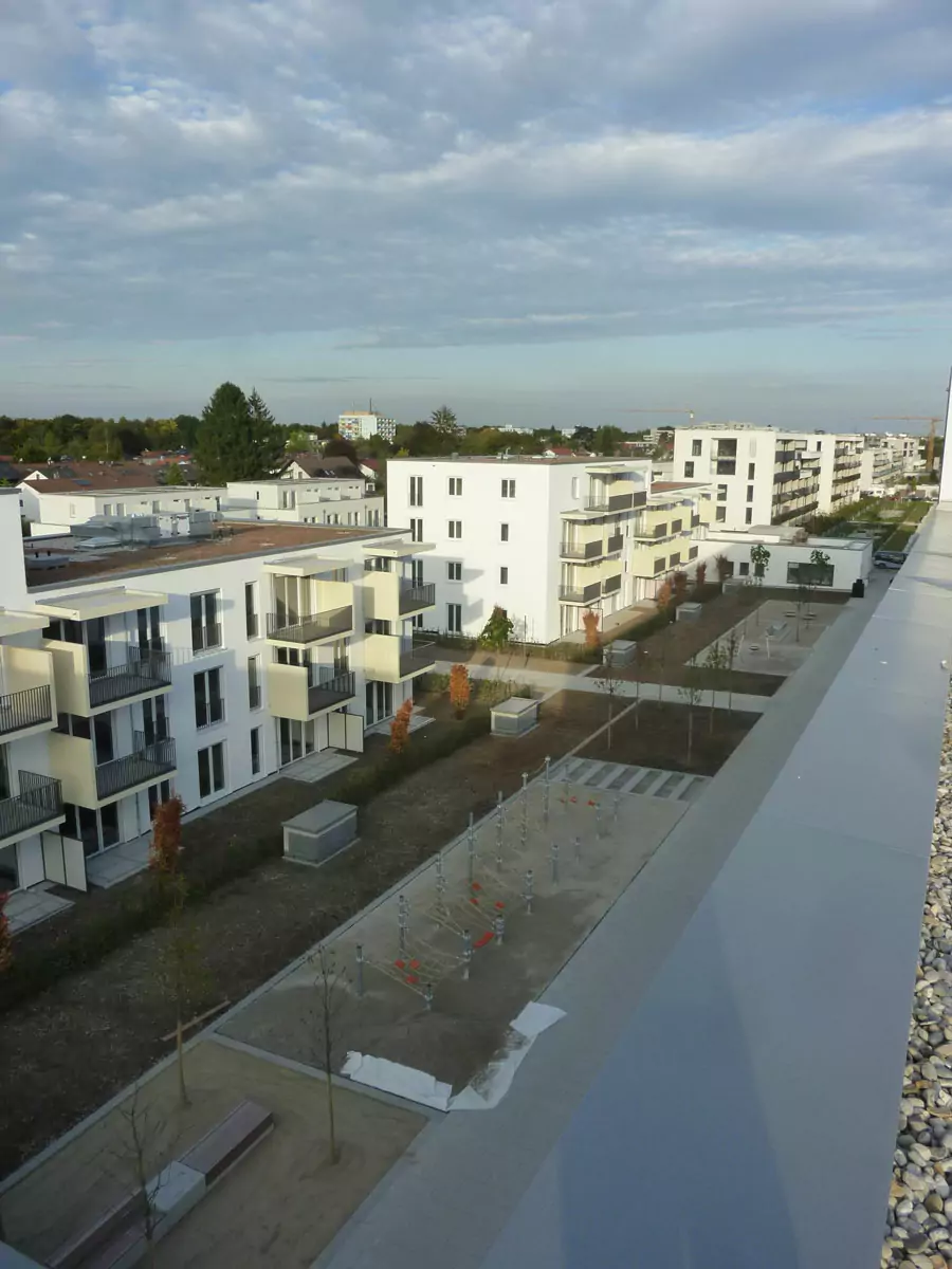 Wohnungsbau mit Tiefgarage in München – Neubau