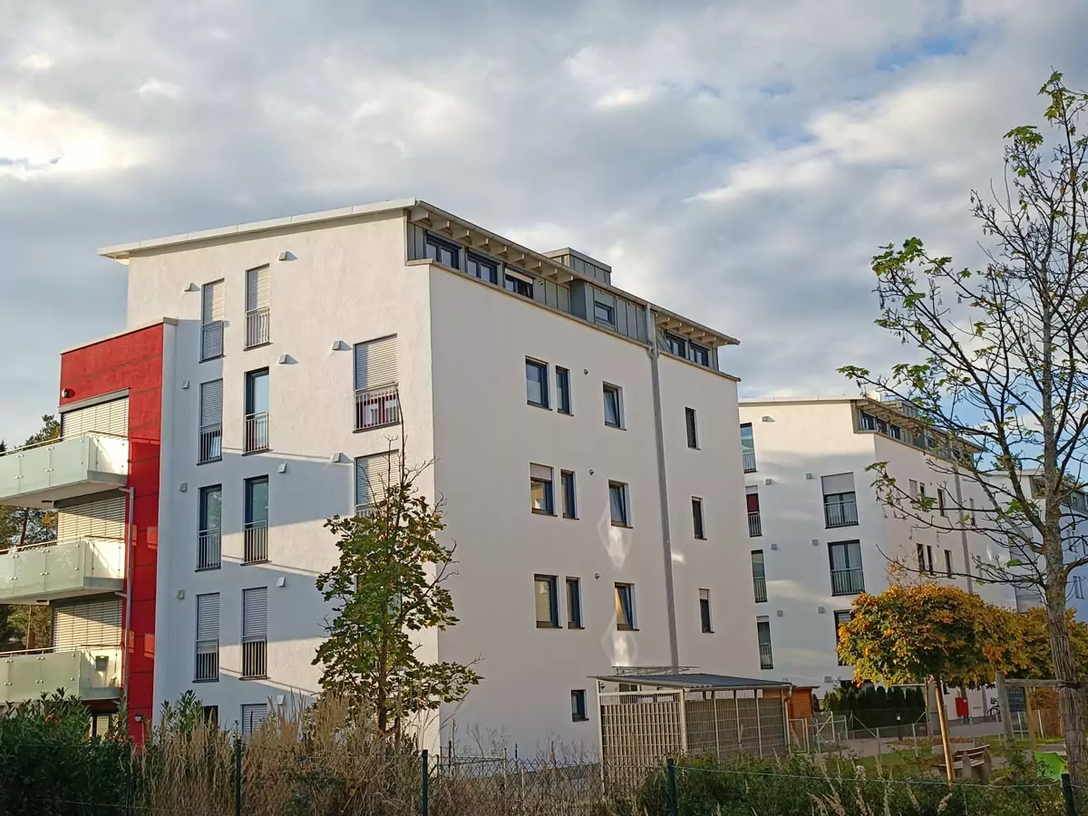 Wohnanlage mit Tiefgarage in Waldkraiburg – Neubau
