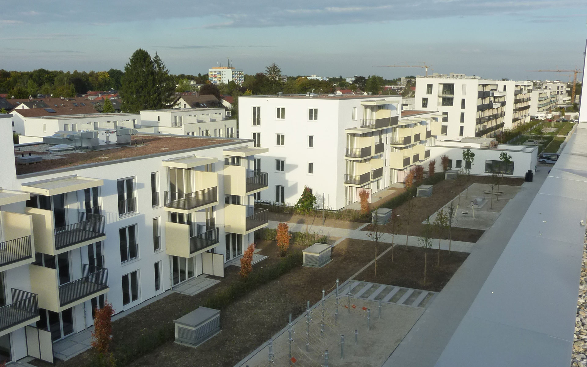 Wohnungsbau mit Tiefgarage in München – Neubau
